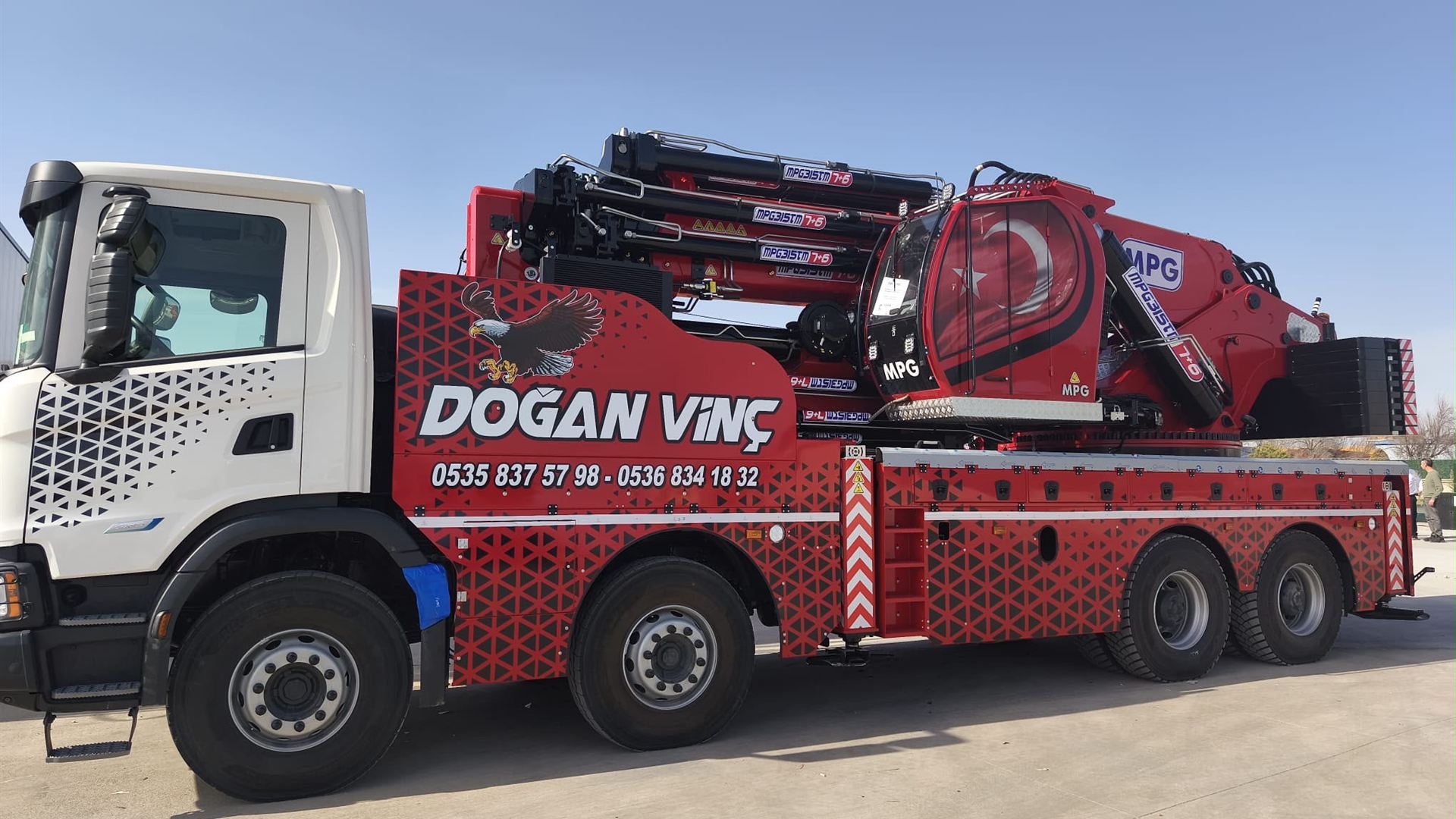 Doğan Vinç MPG kamyon üstü vinç